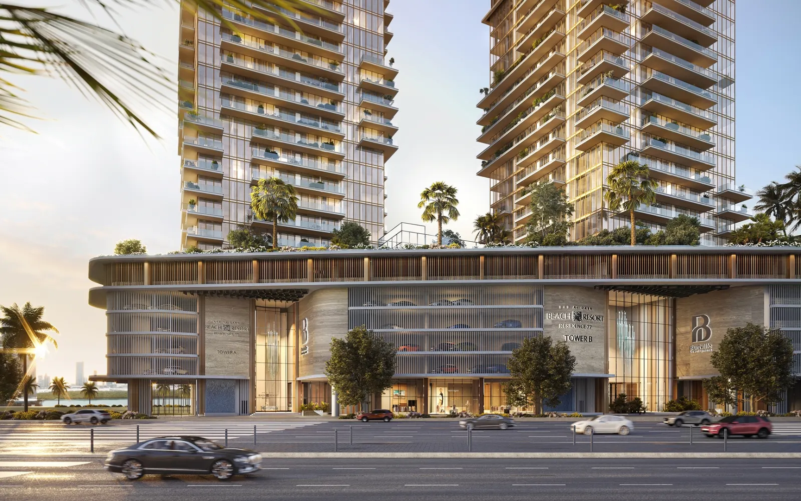 Arrival podium at Bab Al Qasr Residence 77