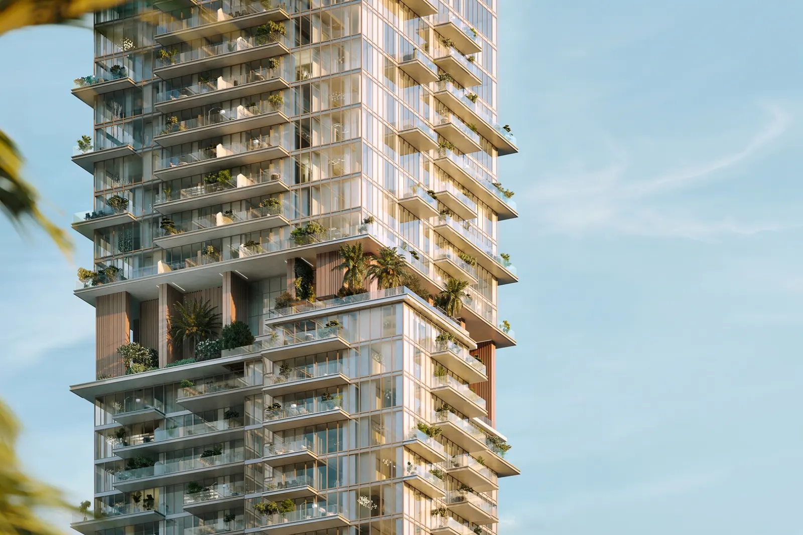 Balconies and sky gardens