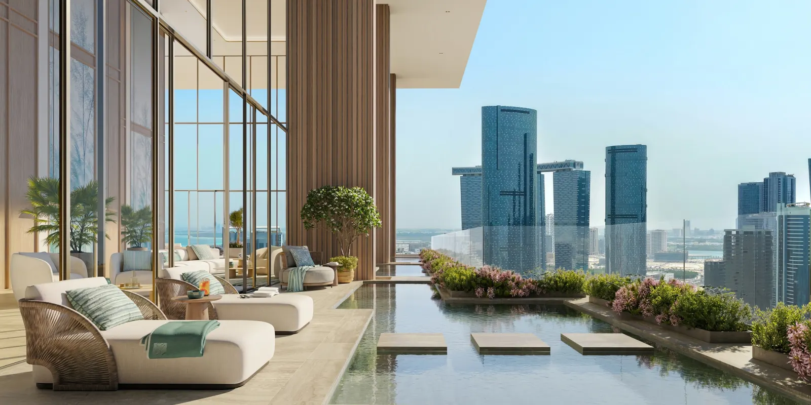 Water-garden lounge